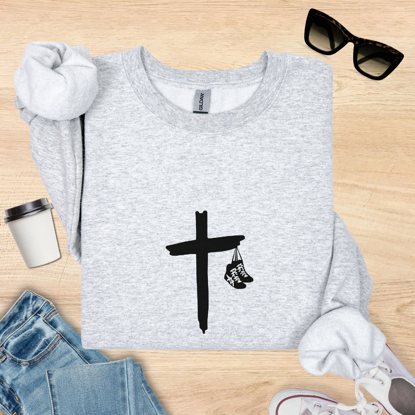 Faith Over Fear Wrestling Sweatshirt