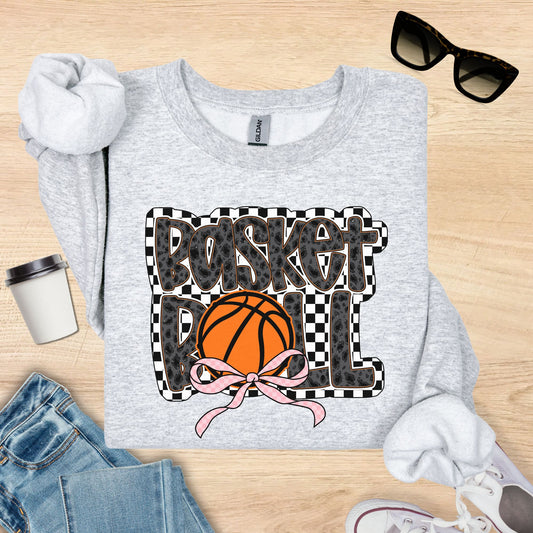 Basketball Bow Sweatshirt