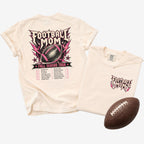 Football Mom Fall Season Tour Shirt | Comfort Colors Football Mom Tee
