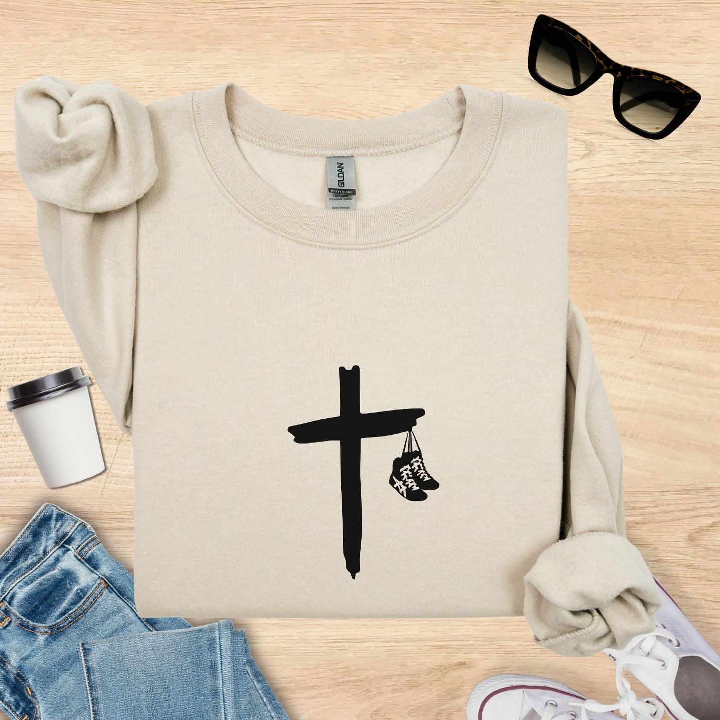 Faith Over Fear Wrestling Sweatshirt