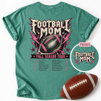 Football Mom Fall Season Tour Shirt | Comfort Colors Football Mom Tee