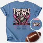 Football Mom Fall Season Tour Shirt | Comfort Colors Football Mom Tee