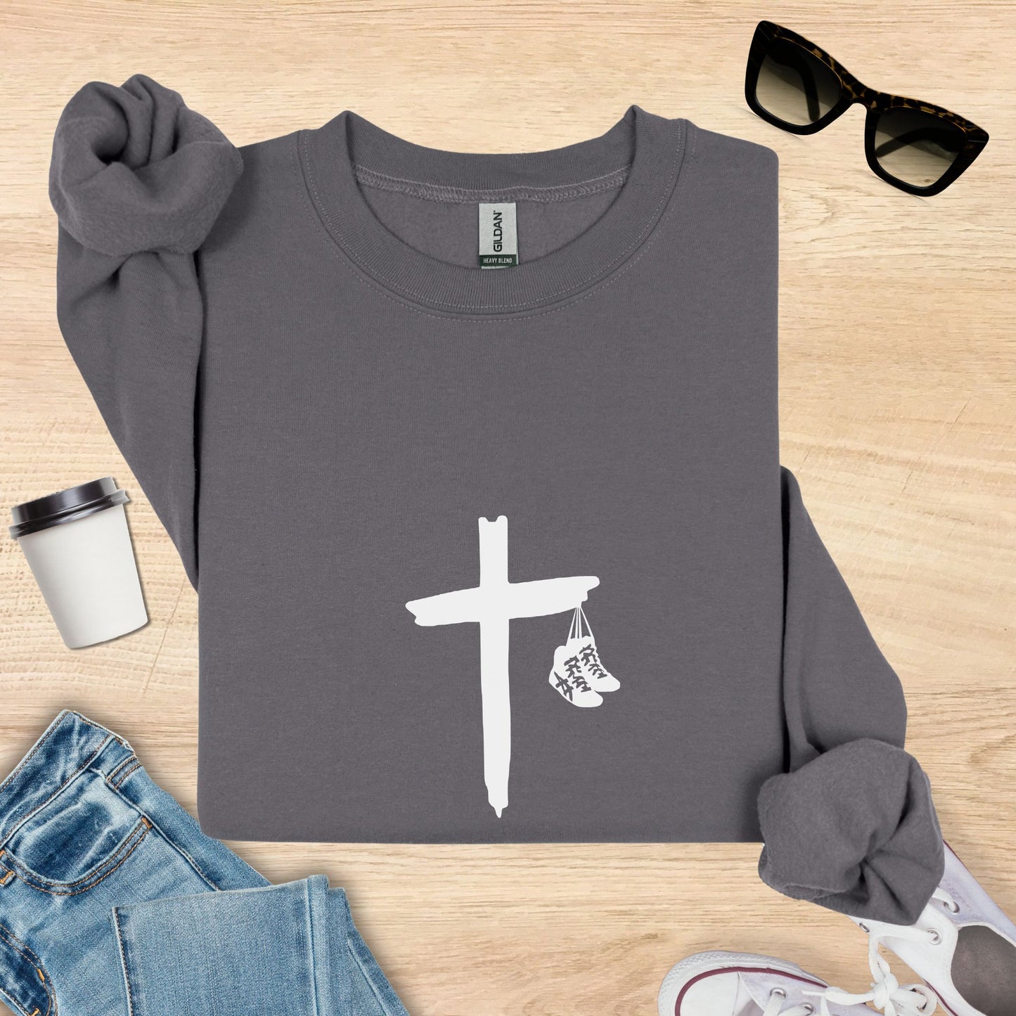 Faith Over Fear Wrestling Sweatshirt