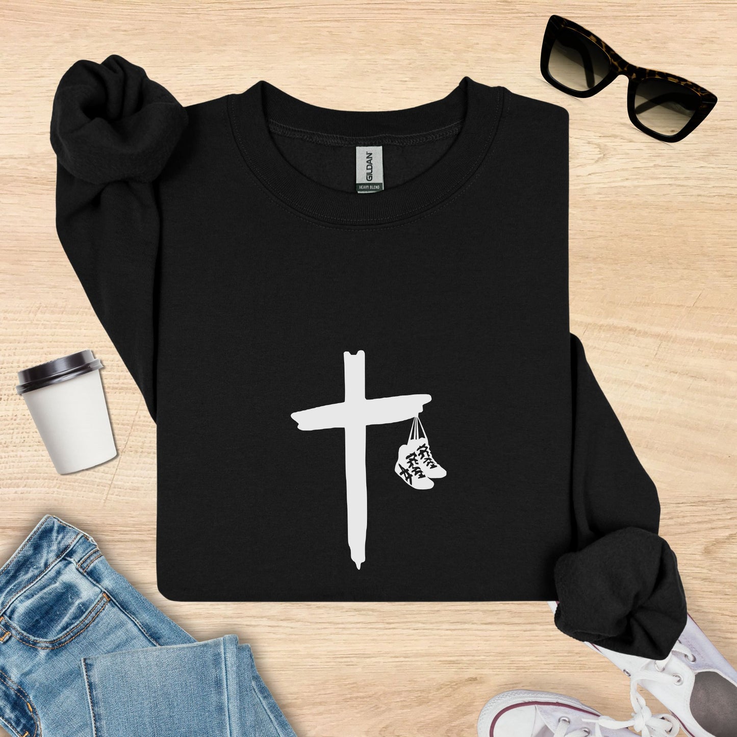 Faith Over Fear Wrestling Sweatshirt