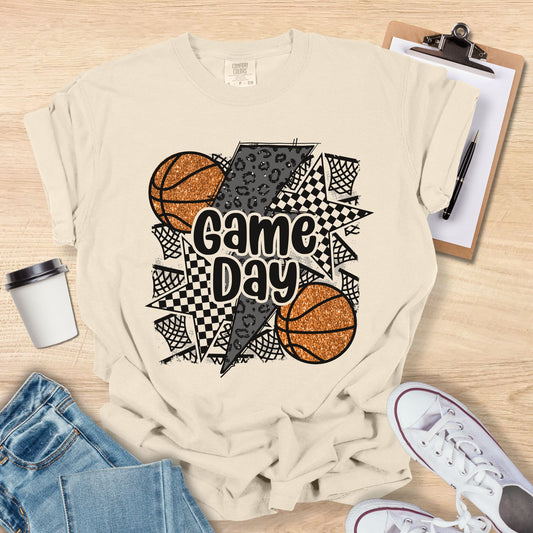 Retro Basketball Mom T-Shirt