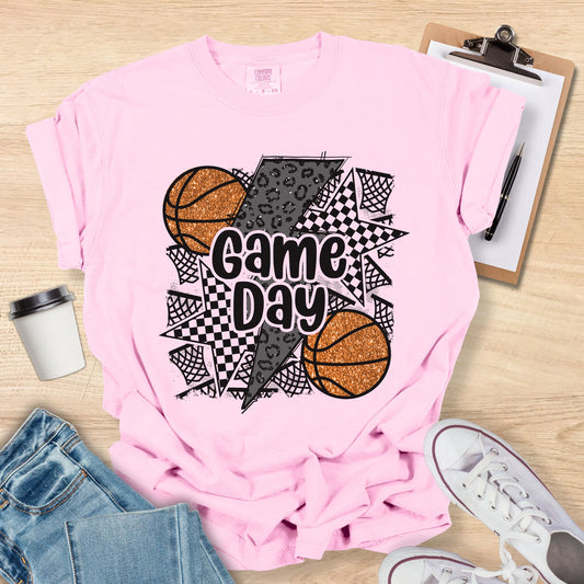 Retro Basketball Mom T-Shirt