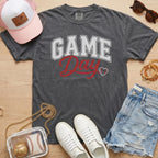 Pepper Baseball Game Day Heart T-Shirt for baseball moms and game day outfits