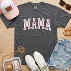 Pepper Baseball Mama shirt with baseball stitch design
