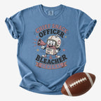 Chief Snack Officer and Bleacher General Shirt | Comfort Colors Football Mom Tee
