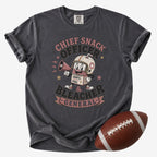 Chief Snack Officer and Bleacher General Shirt | Comfort Colors Football Mom Tee