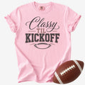 Classy Til Kickoff Shirt | Comfort Colors Football Mom Tee