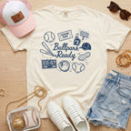 baseball mom shirt ballpark ready design on ivory comfort colors tee neutral game day outfit