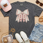 Personalized Baseball Bow T-Shirt