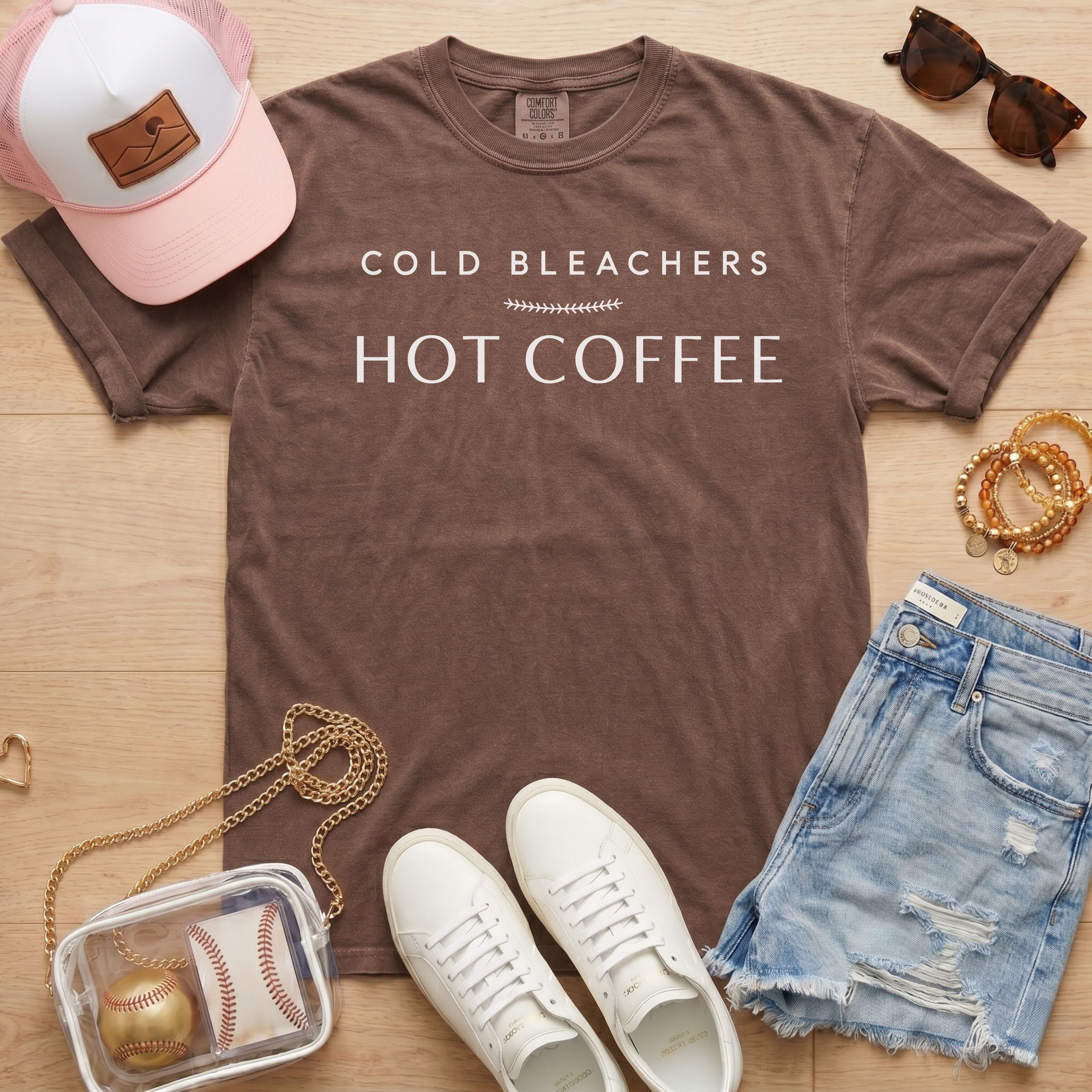 Proud Baseball Mom shirt in Espresso — Comfort Colors 1717 baseball mom game day tee